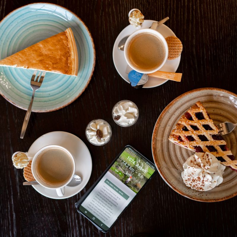 Vlaai, koffie en wandelroute
