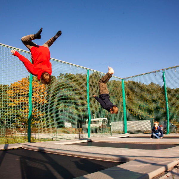 trampoline springen bij de gitstap