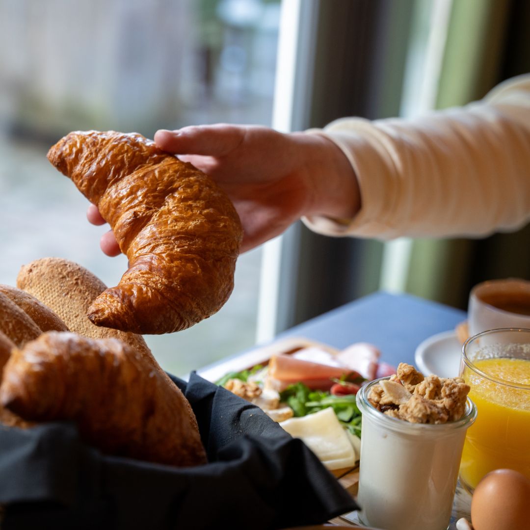 Croissant bij Brasserie Bie De Groeve in Meerssen