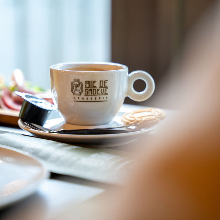 Koffie bij Brasserie Bie De Groeve in Meerssen