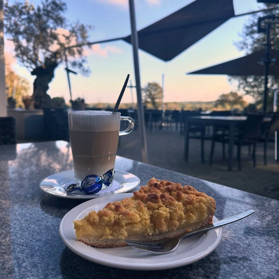 Koffie met vlaai