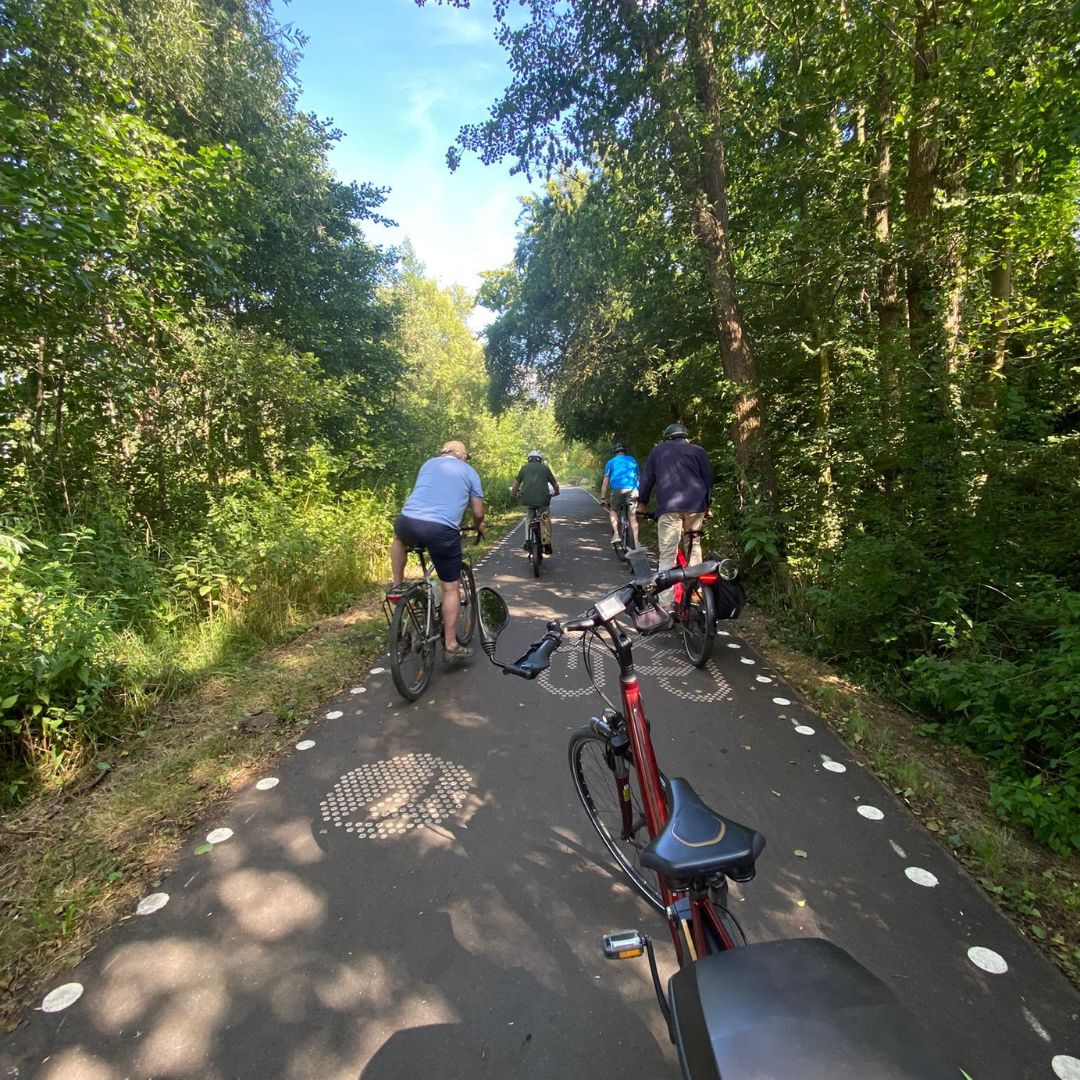 Fietsen op de parkstadroute