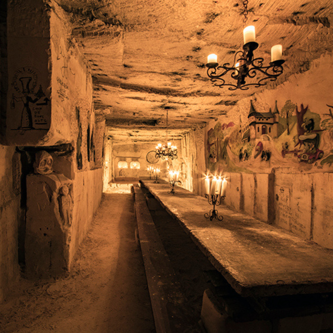 Rondleiding & Trappistenproeverij in de grotten van Maastricht