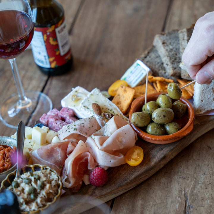 borrelplank van de Stap & Hap bij de Zusjes in Moelingen 