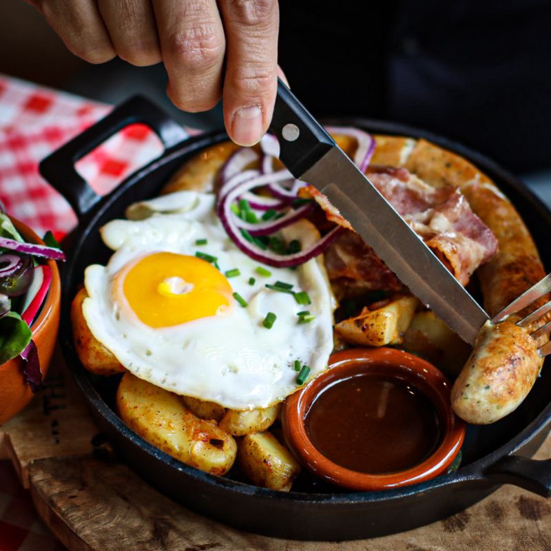Oostenrijks 3-gangen menu in de Almhütte van Park het Plateau