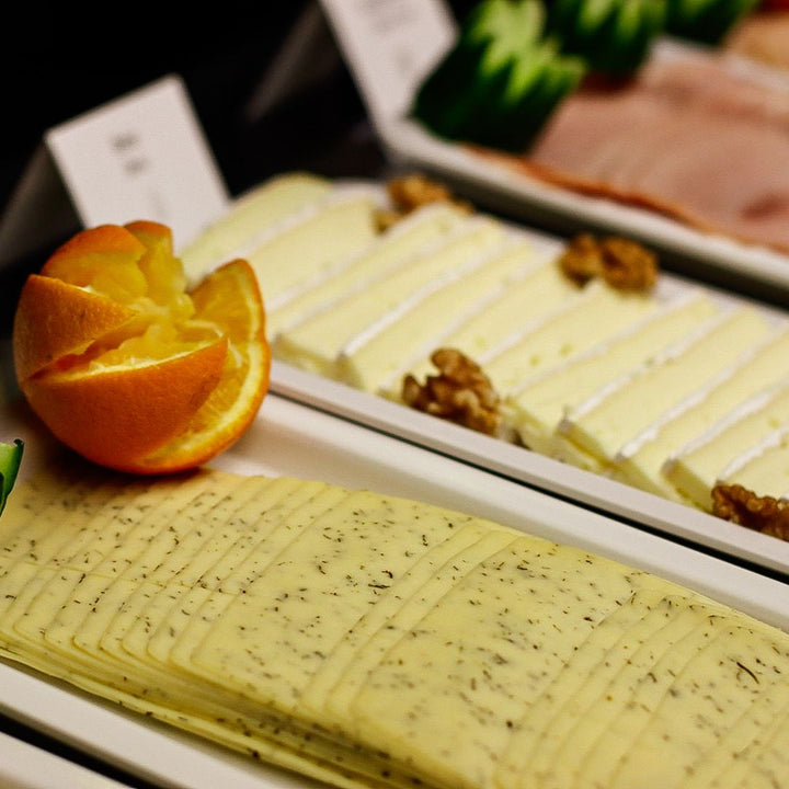 Luxe ontbijtbuffet bij Abdij Hotel Rolduc in Kerkrade