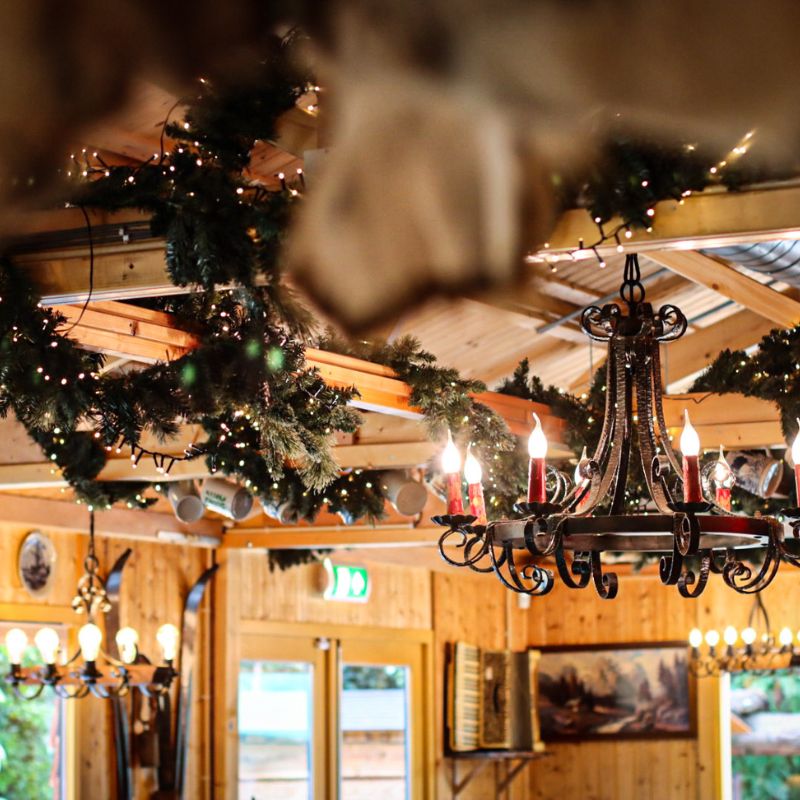 Oostenrijks 3-gangen menu in de Almhütte van Park het Plateau